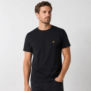 T-Shirt Noir Premium 220g – Coton Durable & Broderie "Logo BN"