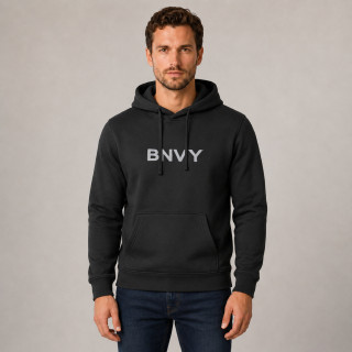 Sweat à Capuche Brodé 300g Coton Bio | BNVY street